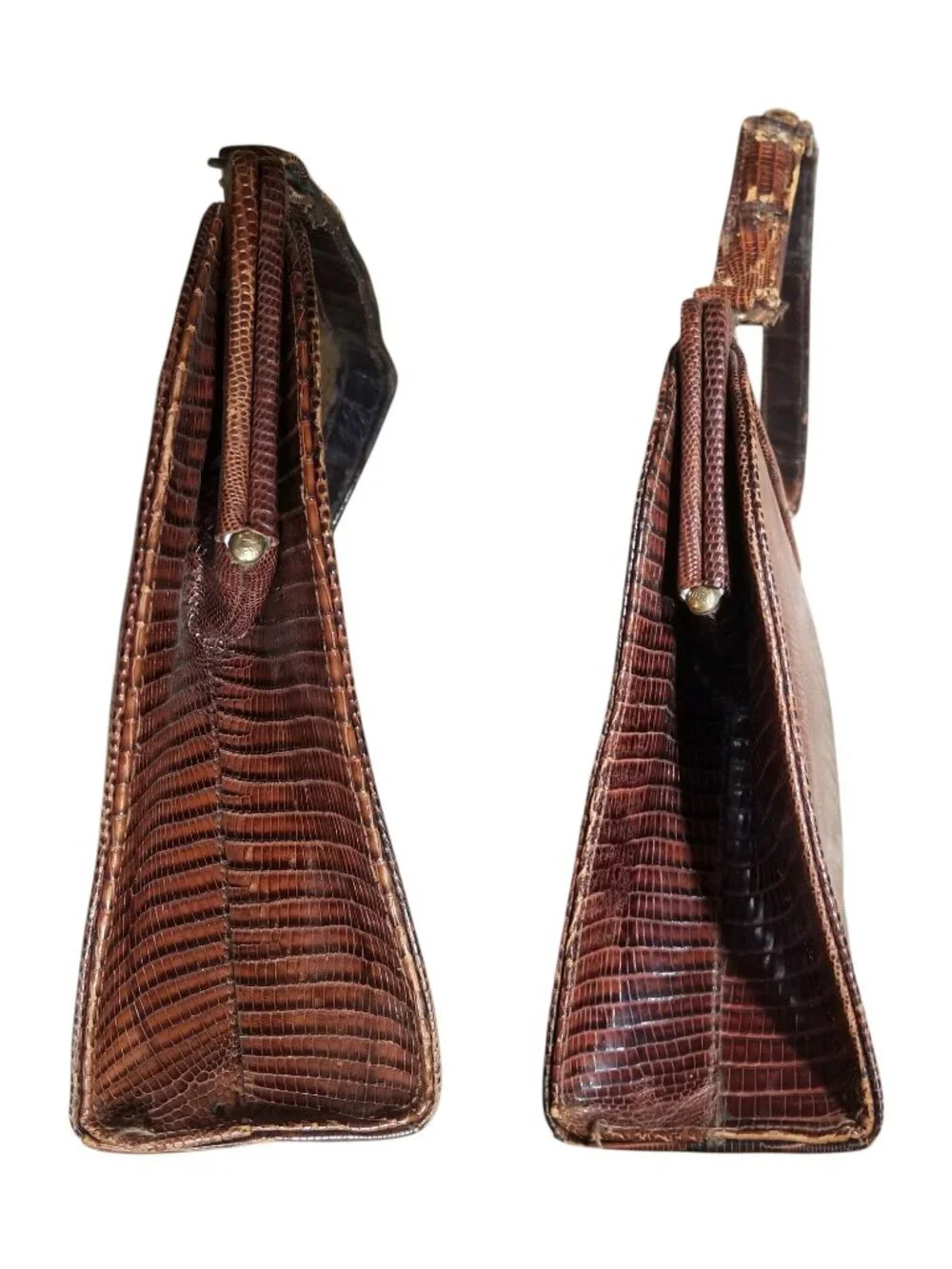 Lizard & Alligator Purses 40s-50s For Display, Costumes, or Use w/Strap Repair